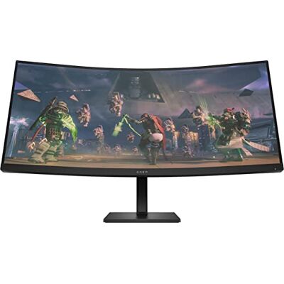 HP OMEN 34c Zakrzywiony ekran gamingowy 34" 165 Hz 1ms WQHD (3840 x 1440 pikseli, 21:9, antyrefleksyjny, regulowana wysokość, HDR, AMD Freesync Premium, wbudowane głośniki) HP OMEN 34c Zakrzywiony ekran gamingowy 34" 165 Hz 1ms WQHD (3840 x 1440 pikseli, 21:9, antyrefleksyjny, regulowana wysokość, HDR, AMD Freesync Premium, wbudowane głośniki)