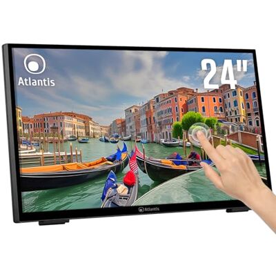 Atlantis A05-T24A-VHDM 24-calowy monitor dotykowy, ekran 24", ekran dotykowy 10 dotyków, Full HD 1920x1080, HDMI VGA DP, 15°-70°, szkło ochronne 7H, kontrast 3000:1, kąt 178/178,Vesa 1 40 EU Atlantis A05-T24A-VHDM 24-calowy monitor dotykowy, ekran 24", ekran dotykowy 10 dotyków, Full HD 1920x1080, HDMI VGA DP, 15°-70°, szkło ochronne 7H, kontrast 3000:1, kąt 178/178,Vesa 1 40 EU