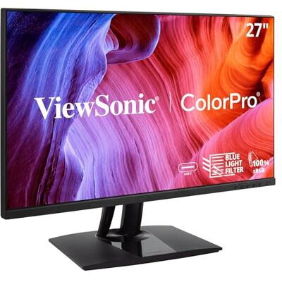 ViewSonic VP2756-2K monitor IPS 27'', QHD, 3-stronny bez krawędzi, 100% sRGB, certyfikat Pantone, 5ms, 350 nitów, HDMI, DisplayPort, USB-C, automatyczna regulacja wysokości ViewSonic VP2756-2K monitor IPS 27'', QHD, 3-stronny bez krawędzi, 100% sRGB, certyfikat Pantone, 5ms, 350 nitów, HDMI, DisplayPort, USB-C, automatyczna regulacja wysokości