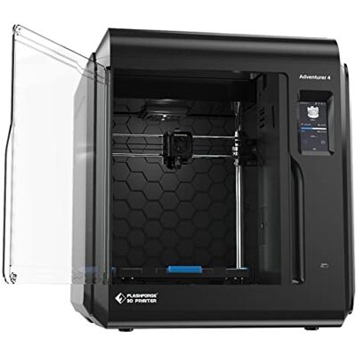 FLASHFORGE Drukarka 3D Adventurer 4 do drukarki 3D ogrzewane łóżko drukarskie, elastyczne metalowe łóżko, w zestawie fil FLASHFORGE Drukarka 3D Adventurer 4 do drukarki 3D ogrzewane łóżko drukarskie, elastyczne metalowe łóżko, w zestawie fil