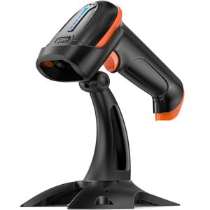 Tera Skaner kodów kreskowych 1D 2D QR Wireless Kabellos 2,4 GHz + Wired USB 2.0 Kabelgebunden Handscanner Barcodelesegerät mit Ständer Halterung 5 Mil Auflösung 100m Reichweite, D5100 Tera Skaner kodów kreskowych 1D 2D QR Wireless Kabellos 2,4 GHz + Wired USB 2.0 Kabelgebunden Handscanner Barcodelesegerät mit Ständer Halterung 5 Mil Auflösung 100m Reichweite, D5100