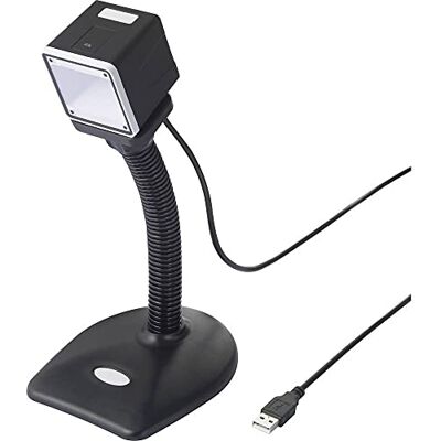Renkforce RF-SBS-500 skaner kodów kreskowych 2D, przewodowy skaner 1D, 2D, czarny skaner biurkowy (stacyjny) USB-A Renkforce RF-SBS-500 skaner kodów kreskowych 2D, przewodowy skaner 1D, 2D, czarny skaner biurkowy (stacyjny) USB-A