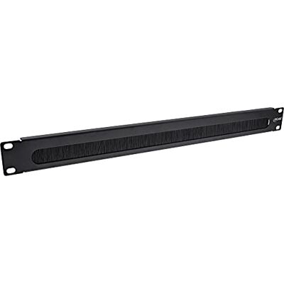 InLine ® Płyta przepustowa kablowa 19" ze szczotką, 1HE, RAL 9005 czarna InLine ® Płyta przepustowa kablowa 19" ze szczotką, 1HE, RAL 9005 czarna