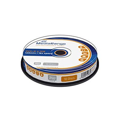 MediaRange MR453 DVD+R 4,7 GB 16 x (10) pudełko na ciasto po zapisaniu MediaRange MR453 DVD+R 4,7 GB 16 x (10) pudełko na ciasto po zapisaniu