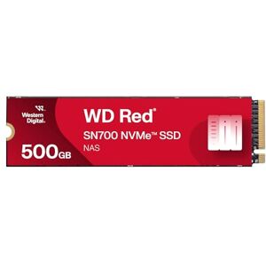 Western Digital WD Red SN700 500GB NVMe SSD for NAS devices, with robust system responsiveness and exceptional I/O performance Western Digital WD Red SN700 500GB NVMe SSD for NAS devices, with robust system responsiveness and exceptional I/O performance