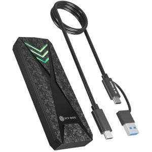 ICY BOX M.2 NVMe SSD obudowa (USB 3.2 Gen 2 Type-C, 10 Gbit/s), oświetlenie RGB, do M+B Key (2230/2242/2260/2280), do 2 TB, IB-1805ML-CU31 ICY BOX M.2 NVMe SSD obudowa (USB 3.2 Gen 2 Type-C, 10 Gbit/s), oświetlenie RGB, do M+B Key (2230/2242/2260/2280), do 2 TB, IB-1805ML-CU31