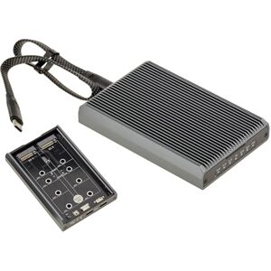KALEA-INFORMATIQUE Aluminiowa obudowa RAID i stacja klonowania USB 3.2 20G dla 2 dysków SSD M.2, obsługująca protokoły M.2 NVMe i M.2 SATA. Konfiguracja PM lub RAID 0/1 KALEA-INFORMATIQUE Aluminiowa obudowa RAID i stacja klonowania USB 3.2 20G dla 2 dysków SSD M.2, obsługująca protokoły M.2 NVMe i M.2 SATA. Konfiguracja PM lub RAID 0/1