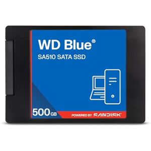 SanDisk WD Blue SA510 2,5”/7 mm SATA Wewnętrzny dysk SSD 500 GB (do 560 MB/s, 3D NAND, Acronis True Image, Dashboard) SanDisk WD Blue SA510 2,5”/7 mm SATA Wewnętrzny dysk SSD 500 GB (do 560 MB/s, 3D NAND, Acronis True Image, Dashboard)