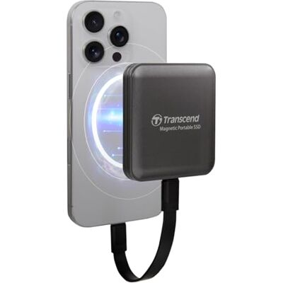 Transcend Przenośny dysk SSD ESD420C 2TB (kompatybilny z iPhone MagSafe) 20 Gb/s, do 2000 MB/s, 4K, szary TS2TESD420C Transcend Przenośny dysk SSD ESD420C 2TB (kompatybilny z iPhone MagSafe) 20 Gb/s, do 2000 MB/s, 4K, szary TS2TESD420C