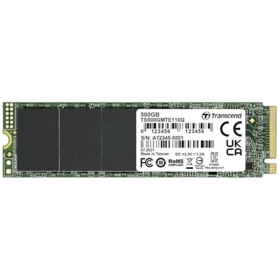 Transcend SSD MTE110Q 500GB NVMe PCIe Gen3 x4 Transcend SSD MTE110Q 500GB NVMe PCIe Gen3 x4