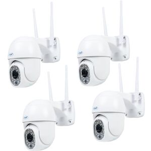PNI Zestaw 4 bezprzewodowych kamer do monitoringu wideo IP440 WiFi PTZ, 4 MP, zoom cyfrowy, gniazdo micro SD, samodzielna, alarm wykrywania ruchu, śledzenie ruchu PNI Zestaw 4 bezprzewodowych kamer do monitoringu wideo IP440 WiFi PTZ, 4 MP, zoom cyfrowy, gniazdo micro SD, samodzielna, alarm wykrywania ruchu, śledzenie ruchu