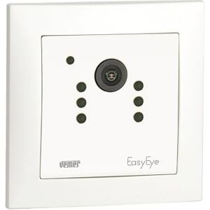 VEMER VE795001 Easy EYE INT kamera do monitoringu we wnętrzach ze specjalną aplikacją, montaż podtynkowy (50 x 50), kamera bezpieczeństwa Full-HD z technologią podczerwieni, zasilanie 230 V, biała VEMER VE795001 Easy EYE INT kamera do monitoringu we wnętrzach ze specjalną aplikacją, montaż podtynkowy (50 x 50), kamera bezpieczeństwa Full-HD z technologią podczerwieni, zasilanie 230 V, biała