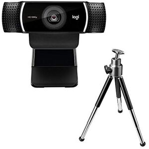 Logitech C922 Pro Stream kamera internetowa, 1080P Full HD, do streamingu, nagrywania i wideorozmów – Twitch, YouTube, Microsoft Teams, Google Meet, Zoom, podwójny mikrofon stereo, PC/Laptop Czarny Logitech C922 Pro Stream kamera internetowa, 1080P Full HD, do streamingu, nagrywania i wideorozmów – Twitch, YouTube, Microsoft Teams, Google Meet, Zoom, podwójny mikrofon stereo, PC/Laptop Czarny