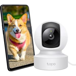 Tapo TP-Link C212 – Wewnętrzna kamera obrotowa 2K QHD z trybem nocnym, wykrywaniem AI, śledzeniem ruchu, dźwiękiem dwukierunkowym, współpraca z Alexa i Google Tapo TP-Link C212 – Wewnętrzna kamera obrotowa 2K QHD z trybem nocnym, wykrywaniem AI, śledzeniem ruchu, dźwiękiem dwukierunkowym, współpraca z Alexa i Google