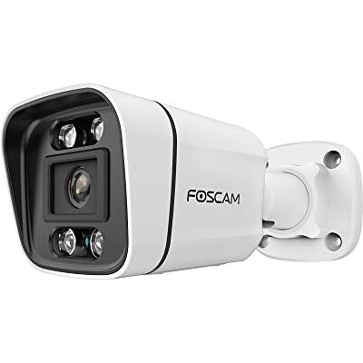 Foscam 8 MP PoE zewnętrzna kamera IP z reflektorami świetlnymi i syreną V8EP biała Foscam 8 MP PoE zewnętrzna kamera IP z reflektorami świetlnymi i syreną V8EP biała