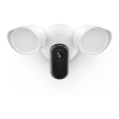 Arlo Floodlight Zewnętrzna kamera, Przewodowa, 2K HDR, kąt widzenia 160°, odporna na warunki atmosferyczne, Kolorowa wizja nocna, wbudowana syrena, oświetlenie do 2000 lumenów, dwukierunkowe audio Reflektor LED, 2K HDR, noktowizja kolorów, szeroki kąt w Arlo Floodlight Zewnętrzna kamera, Przewodowa, 2K HDR, kąt widzenia 160°, odporna na warunki atmosferyczne, Kolorowa wizja nocna, wbudowana syrena, oświetlenie do 2000 lumenów, dwukierunkowe audio Reflektor LED, 2K HDR, noktowizja kolorów, szeroki kąt w