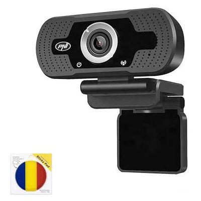 PNI Zestaw kamery internetowej CW2860 Full HD 4 MP, USB, klips, wbudowany mikrofon i samoprzylepna flaga w zestawie. PNI Zestaw kamery internetowej CW2860 Full HD 4 MP, USB, klips, wbudowany mikrofon i samoprzylepna flaga w zestawie.