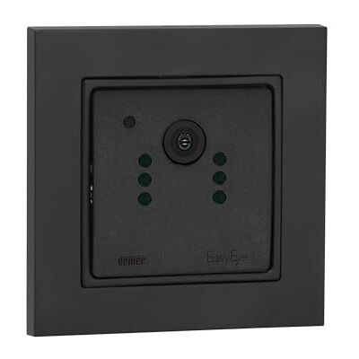 VEMER VE794901 EasyEYE INT kamera do monitoringu we wnętrzach ze specjalną aplikacją, montaż podtynkowy (50 x 50), kamera bezpieczeństwa Full-HD z technologią podczerwieni, zasilanie 230 V, szara VEMER VE794901 EasyEYE INT kamera do monitoringu we wnętrzach ze specjalną aplikacją, montaż podtynkowy (50 x 50), kamera bezpieczeństwa Full-HD z technologią podczerwieni, zasilanie 230 V, szara