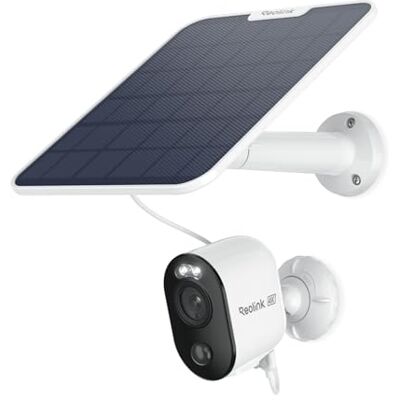 Reolink Akumulatorowa Zewnętrzna Kamera Bezpieczeństwa 8MP, 2.4/5GHz WiFi, Wykrywaniem Ludzi/Pojazdów/Zwierząt, Czujnik PIR, Kolorowa Noktowizja, Dwukierunkowe Audio, Argus 3 Ultra z Panel Słoneczny Reolink Akumulatorowa Zewnętrzna Kamera Bezpieczeństwa 8MP, 2.4/5GHz WiFi, Wykrywaniem Ludzi/Pojazdów/Zwierząt, Czujnik PIR, Kolorowa Noktowizja, Dwukierunkowe Audio, Argus 3 Ultra z Panel Słoneczny