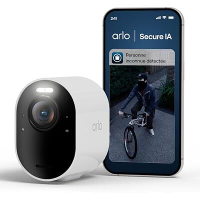 Arlo Ultra 3 4K, bezprzewodowa zewnętrzna kamera nadzorująca WiFi, 6-miesięczna żywotność baterii, noktowizor, bezpieczny test w zestawie, białe kamera Arlo Ultra 3 4K, bezprzewodowa zewnętrzna kamera nadzorująca WiFi, 6-miesięczna żywotność baterii, noktowizor, bezpieczny test w zestawie, białe kamera