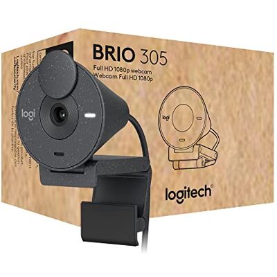 Logitech Webcam Brio 305 (960-001469) 2 MP 1920 x 1080 Pixel Full HD 30 fps 1280x720@30fps 1920x1080@30fps 720p 1080p Logitech Webcam Brio 305 (960-001469) 2 MP 1920 x 1080 Pixel Full HD 30 fps 1280x720@30fps 1920x1080@30fps 720p 1080p