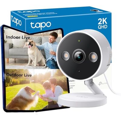 Tapo TP-Link C120 Kamera Wi-Fi 2K QHD do monitoringu wnętrz Inteligentne wykrywanie ludzi, zwierząt i dźwięku Dwukierunkowe audio Tryb nocny Kompatybilna z Alexa i Google Home Tapo TP-Link C120 Kamera Wi-Fi 2K QHD do monitoringu wnętrz Inteligentne wykrywanie ludzi, zwierząt i dźwięku Dwukierunkowe audio Tryb nocny Kompatybilna z Alexa i Google Home