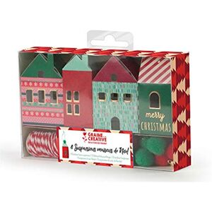 Creative Kit mit 8 Weihnachtshaussuspensionen