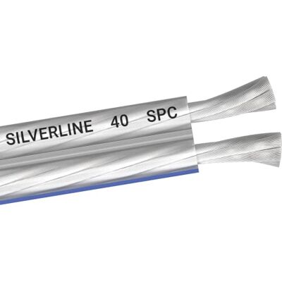 Oehlbach Silverline SP-40 Stereo HI-FI kabel i głośnikowy kabel ze SPOFC (posrebrzana miedź) 2 x 4 mm² mini cewka 4 m Oehlbach Silverline SP-40 Stereo HI-FI kabel i głośnikowy kabel ze SPOFC (posrebrzana miedź) 2 x 4 mm² mini cewka 4 m