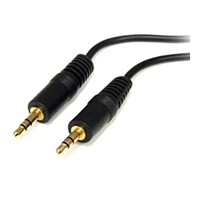 StarTech .com 1,8 m (1,8 m) kabel audio 3,5 mm, kabel audio 3,5 mm, pozłacane złącza, M/M, kabel Aux (MU6MM) czarny StarTech .com 1,8 m (1,8 m) kabel audio 3,5 mm, kabel audio 3,5 mm, pozłacane złącza, M/M, kabel Aux (MU6MM) czarny