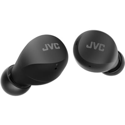 JVC HA-Z66T-B Gumy Mini bezprzewodowe słuchawki douszne, małe, ultralekkie, 3 tryby dźwięku (bas/clear/normalny), wodoodporne (IPX4), czas pracy akumulatora 23 godziny, Bluetooth 5.1, (czarne, JVC HA-Z66T-B Gumy Mini bezprzewodowe słuchawki douszne, małe, ultralekkie, 3 tryby dźwięku (bas/clear/normalny), wodoodporne (IPX4), czas pracy akumulatora 23 godziny, Bluetooth 5.1, (czarne,