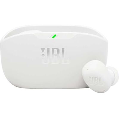 JBL Wave Buds 2 Bezprzewodowe Słuchawki Dokanałowe Bluetooth z Redukcją Szumów, 40 H Odtwarzania, Dźwiękiem Pure Bass, Smart Ambient, Odpornością IP54, Wielopunktowym Połączeniem, Białe JBL Wave Buds 2 Bezprzewodowe Słuchawki Dokanałowe Bluetooth z Redukcją Szumów, 40 H Odtwarzania, Dźwiękiem Pure Bass, Smart Ambient, Odpornością IP54, Wielopunktowym Połączeniem, Białe