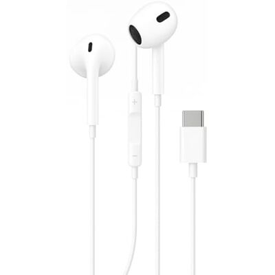 GC GLOBALCOMMERCE Słuchawki USB-C z mikrofonem i regulacją głośności, kompatybilne przewodowe słuchawki USB GC GLOBALCOMMERCE Słuchawki USB-C z mikrofonem i regulacją głośności, kompatybilne przewodowe słuchawki USB