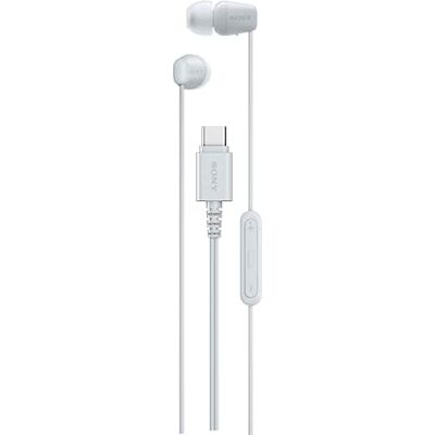 Sony Przewodowe słuchawki douszne IER-EX15C USB-C z mikrofonem słuchawki douszne do Androida, iPhone, laptopa i komputera nieplączący się kabel, czysty dźwięk do podróży i na co dzień białe Sony Przewodowe słuchawki douszne IER-EX15C USB-C z mikrofonem słuchawki douszne do Androida, iPhone, laptopa i komputera nieplączący się kabel, czysty dźwięk do podróży i na co dzień białe