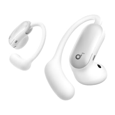 soundcore Słuchawki AeroFit 2 Pro firmy Anker, słuchawki douszne, których można używać w trybie otwartym lub z funkcją redukcji szumów (White) soundcore Słuchawki AeroFit 2 Pro firmy Anker, słuchawki douszne, których można używać w trybie otwartym lub z funkcją redukcji szumów (White)