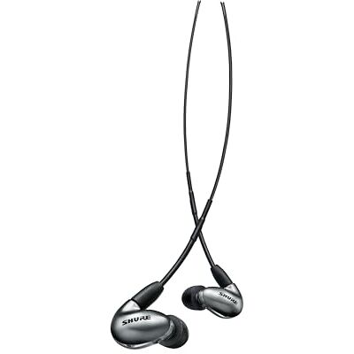 Shure SE846 PRO Gen 2 Przewodowe słuchawki izolujące dźwięk, bezpieczne słuchawki douszne, wysokiej klasy profesjonalny dźwięk, 4 sterowniki Hi-Def, ulepszone filtry dźwięku, trwała jakość, szare Shure SE846 PRO Gen 2 Przewodowe słuchawki izolujące dźwięk, bezpieczne słuchawki douszne, wysokiej klasy profesjonalny dźwięk, 4 sterowniki Hi-Def, ulepszone filtry dźwięku, trwała jakość, szare