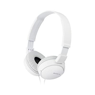 Sony MDR-ZX110 składane słuchawki nauszne, białe Sony MDR-ZX110 składane słuchawki nauszne, białe