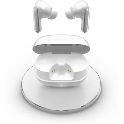 Energy Sistem Serenity ANC Ultra – Zestaw słuchawkowy Bluetooth z hybrydową redukcją szumów ANC do -35 dB, 25h baterii, ładowanie bezprzewodowe Qi, wodoodporność IPX4 i wykonane z tworzywa sztucznego Energy Sistem Serenity ANC Ultra – Zestaw słuchawkowy Bluetooth z hybrydową redukcją szumów ANC do -35 dB, 25h baterii, ładowanie bezprzewodowe Qi, wodoodporność IPX4 i wykonane z tworzywa sztucznego
