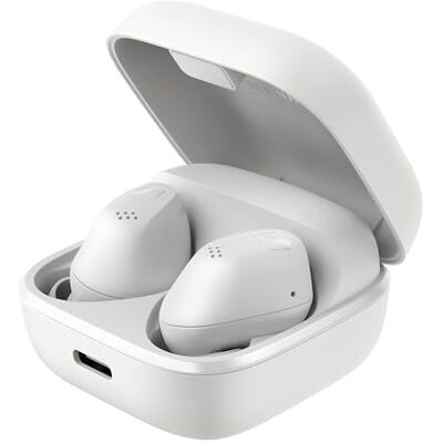 Sennheiser ACCENTUM True Wireless słuchawki – krystalicznie czysty dźwięk z hybrydową ANC, ergonomiczna konstrukcja, 28-godz. żywotność baterii i podwójny mikrofon z jakością połączeń – kolor biały Sennheiser ACCENTUM True Wireless słuchawki – krystalicznie czysty dźwięk z hybrydową ANC, ergonomiczna konstrukcja, 28-godz. żywotność baterii i podwójny mikrofon z jakością połączeń – kolor biały