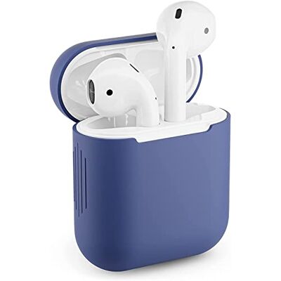 ROYALCOVER Etui ochronne do Apple Airpods 1 silikonowe etui Airpod dokładnie dopasowane (niebieski) ROYALCOVER Etui ochronne do Apple Airpods 1 silikonowe etui Airpod dokładnie dopasowane (niebieski)