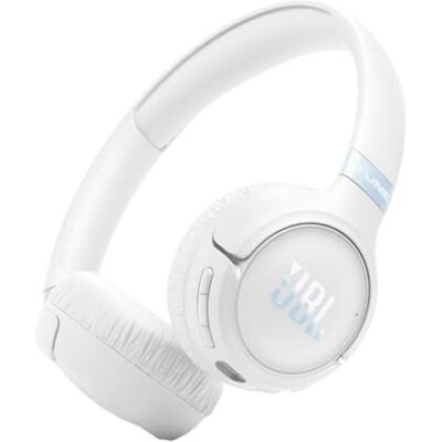 JBL Tune 680 NC Bezprzewodowe Słuchawki Nauszne z Adaptacyjną Redukcją Hałasu, Bluetooth 6.0, z Szybkim Ładowaniem, 76 h Odtwarzania na Baterii, Google Fast Pair i Microsoft Swift Pair, biały JBL Tune 680 NC Bezprzewodowe Słuchawki Nauszne z Adaptacyjną Redukcją Hałasu, Bluetooth 6.0, z Szybkim Ładowaniem, 76 h Odtwarzania na Baterii, Google Fast Pair i Microsoft Swift Pair, biały