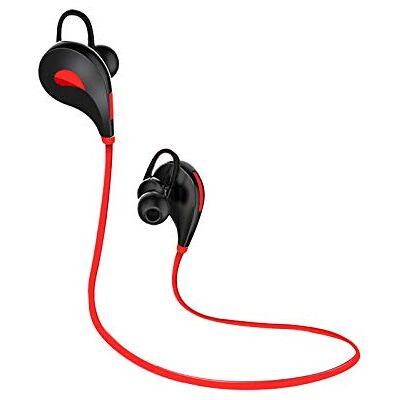 Shot Case Sportowe słuchawki Bluetooth do Huawei Y7 2019 smartfon bezprzewodowy przycisk dźwiękowy zestaw głośnomówiący douszny (czerwony) Shot Case Sportowe słuchawki Bluetooth do Huawei Y7 2019 smartfon bezprzewodowy przycisk dźwiękowy zestaw głośnomówiący douszny (czerwony)