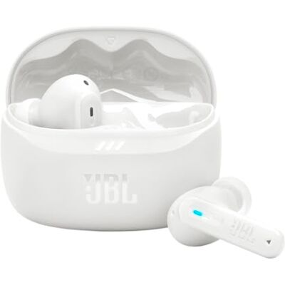 JBL Tune Beam 2 Bezprzewodowe Słuchawki Douszne Bluetooth z Redukcją Szumów i 48 H Odtwarzania na Baterii, Odporne na Wodę i Kurz IP54, z Wielopunktowym Złączem i Zamkniętą Konstrukcją, Białe JBL Tune Beam 2 Bezprzewodowe Słuchawki Douszne Bluetooth z Redukcją Szumów i 48 H Odtwarzania na Baterii, Odporne na Wodę i Kurz IP54, z Wielopunktowym Złączem i Zamkniętą Konstrukcją, Białe
