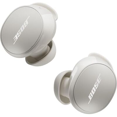 Bose QuietComfort bezprzewodowe słuchawki douszne z redukcją szumów, Lifestylowe słuchawki douszne Bluetooth z aktywną redukcją szumów, Do 8,5 godziny pracy na jednym ładowaniu, Biały Bose QuietComfort bezprzewodowe słuchawki douszne z redukcją szumów, Lifestylowe słuchawki douszne Bluetooth z aktywną redukcją szumów, Do 8,5 godziny pracy na jednym ładowaniu, Biały