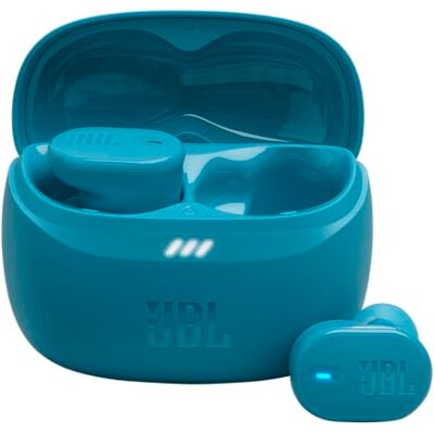 JBL Tune Buds 2 Bezprzewodowe Słuchawki Douszne Bluetooth z Redukcją Szumów i 48 H Odtwarzania na Baterii, Odporne na wodę i Kurz IP54, z Wielopunktowym złączem i Zamkniętą Konstrukcją, Turkusowe JBL Tune Buds 2 Bezprzewodowe Słuchawki Douszne Bluetooth z Redukcją Szumów i 48 H Odtwarzania na Baterii, Odporne na wodę i Kurz IP54, z Wielopunktowym złączem i Zamkniętą Konstrukcją, Turkusowe
