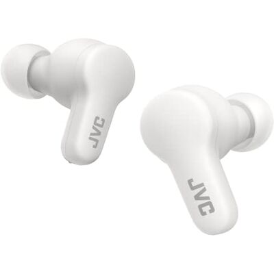 JVC Gumy Wireless Bluetooth 5.3 True Wireless, elastyczna powłoka, 24 godziny na baterię, 3 tryby dźwięku, odporność na rozpryski iPX4, HA-Z77T-W (biały) JVC Gumy Wireless Bluetooth 5.3 True Wireless, elastyczna powłoka, 24 godziny na baterię, 3 tryby dźwięku, odporność na rozpryski iPX4, HA-Z77T-W (biały)