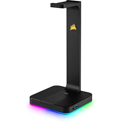 Corsair CA-9011167-EU, Premium Stojak na Słuchawki z Aluminium 2 x USB 3.1, Czarny Corsair CA-9011167-EU, Premium Stojak na Słuchawki z Aluminium 2 x USB 3.1, Czarny