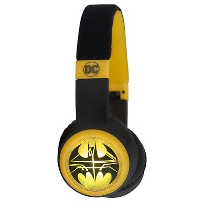 WONDEE Batman Prezenty, podświetlane bezprzewodowe słuchawki Bluetooth z efektem LED, magiczne słuchawki z mocnym dźwiękiem i redukcją szumów, pomysł na prezent Batman WONDEE Batman Prezenty, podświetlane bezprzewodowe słuchawki Bluetooth z efektem LED, magiczne słuchawki z mocnym dźwiękiem i redukcją szumów, pomysł na prezent Batman
