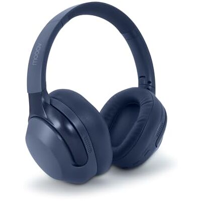 mooov 618322 ANC Bezprzewodowy zestaw słuchawkowy Bluetooth z aktywną redukcją szumów, wbudowany mikrofon do rozmów telefonicznych, ładowanie z autonomią 30 godzin, efekt przestrzennego dźwięku i mooov 618322 ANC Bezprzewodowy zestaw słuchawkowy Bluetooth z aktywną redukcją szumów, wbudowany mikrofon do rozmów telefonicznych, ładowanie z autonomią 30 godzin, efekt przestrzennego dźwięku i
