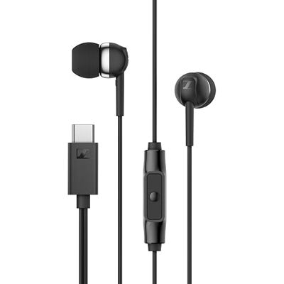 Sennheiser CX 80U słuchawki douszne ze zintegrowanym pilotem zdalnego sterowania czarne Sennheiser CX 80U słuchawki douszne ze zintegrowanym pilotem zdalnego sterowania czarne