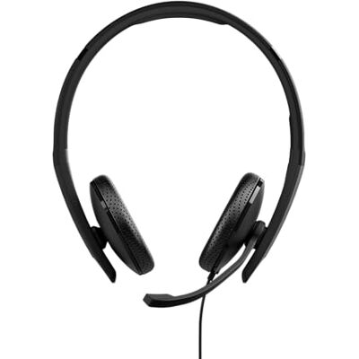 EPOS I SENNHEISER C10 3,5 mm zestaw słuchawkowy z mikrofonem, słuchawki z kablem z prostą i elastyczną technologią BrainAdapt®, kolor czarny EPOS I SENNHEISER C10 3,5 mm zestaw słuchawkowy z mikrofonem, słuchawki z kablem z prostą i elastyczną technologią BrainAdapt®, kolor czarny
